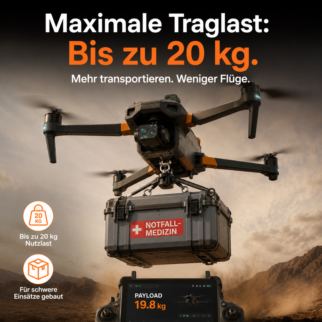 ADBAIN AX-7 T20 Wärmebilddrohne